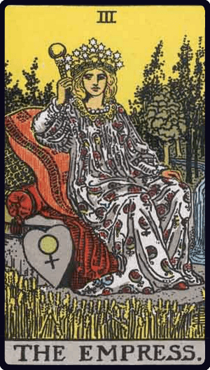 İmparatoriçe tarot kartı