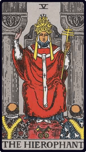 Aziz tarot kartı