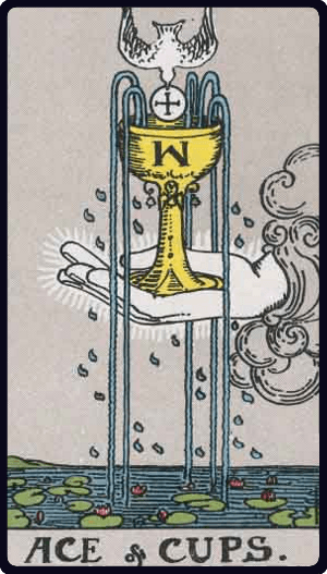 Kupa Ası tarot kartı