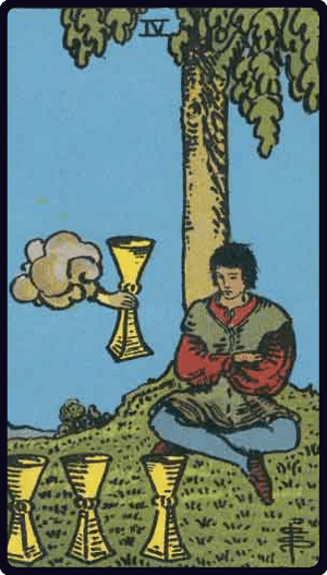 Kupa Dörtlüsü tarot kartı