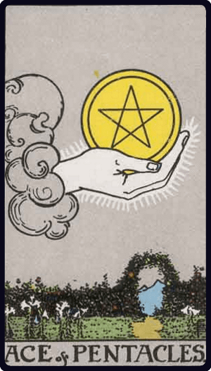 Tılsım Ası tarot kartı