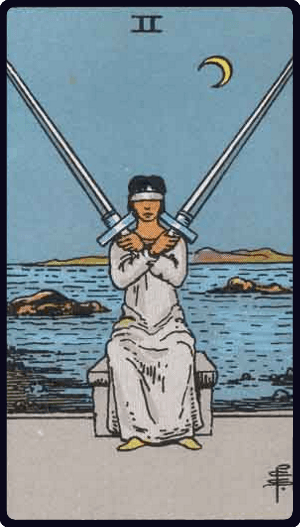 Kılıç İkilisi tarot kartı