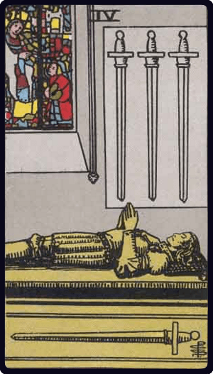 Kılıç Dörtlüsü tarot kartı